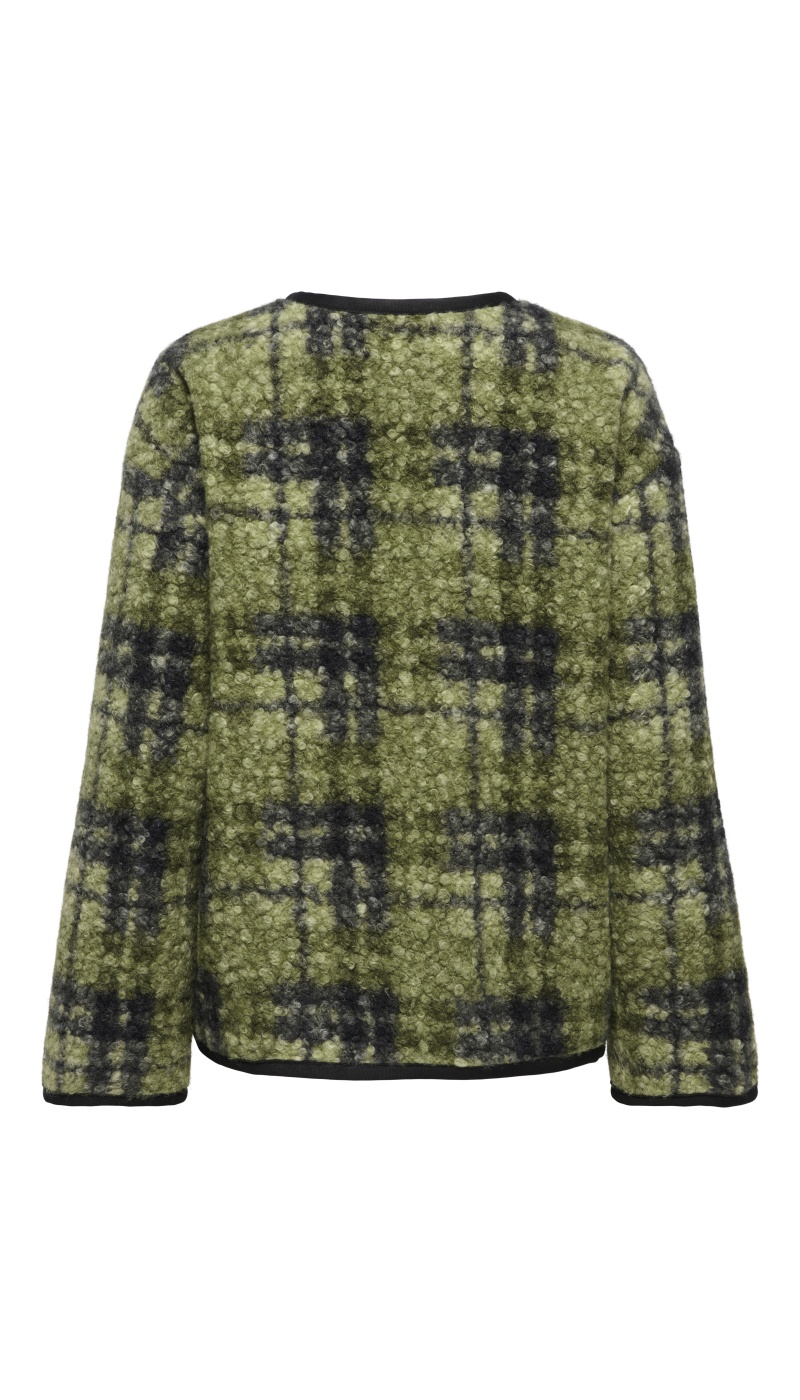 Veste Bouclette Dark Olive ONLANNI ONLY - 2 | MULHERES